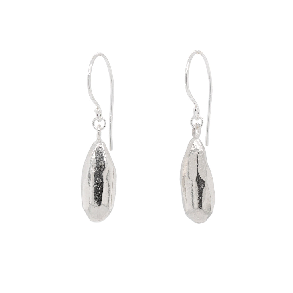 Silver Leaf Drop Earrings – NinaBreddal